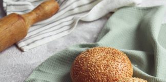 close up shot of buns with sesame seeds