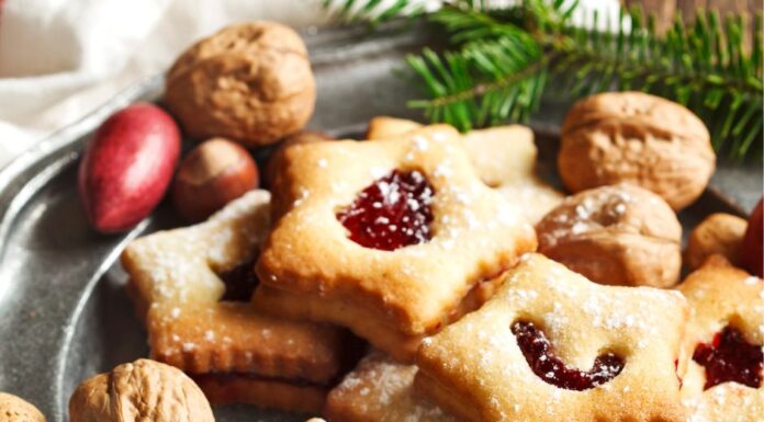 Recept na vianočné linecké koláčiky.