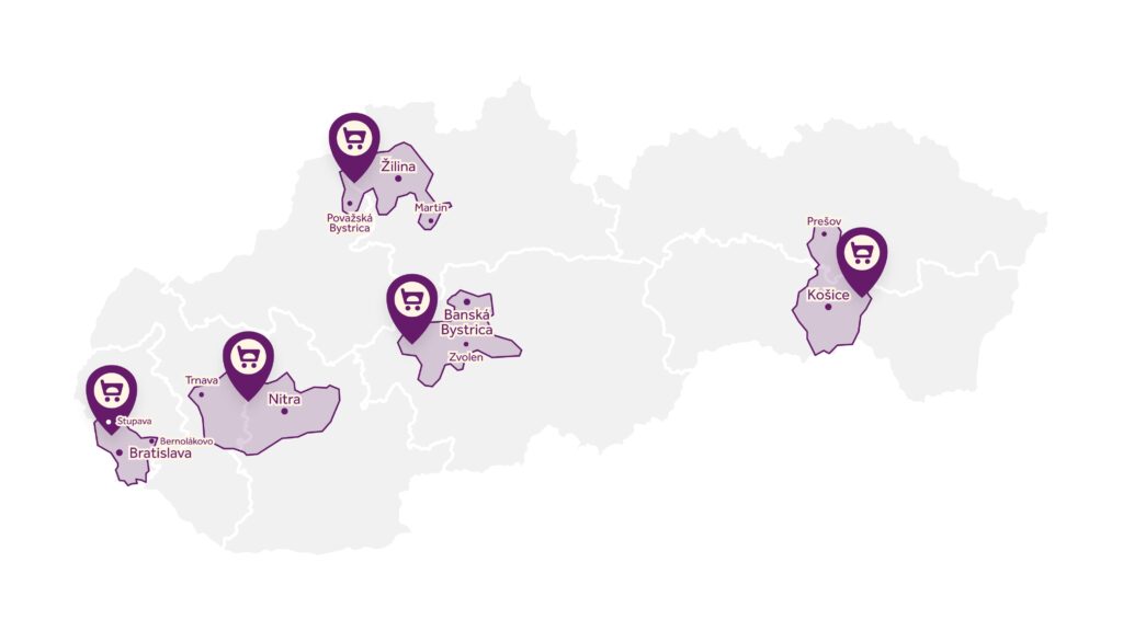 Online supermarket Košík.sk sa krátko po vstupe na slovenský trh rozbehol vo všetkých avizovaných regiónoch.