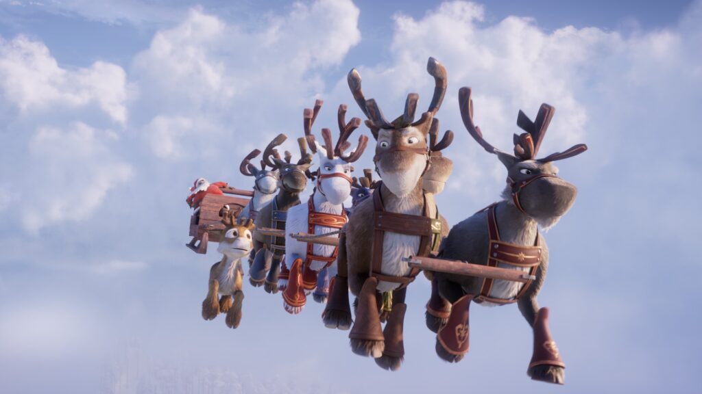 Rozkošný mladý sobí hrdina sa túži stať členom Santových lietajúcich posíl. Chce byť hrdinom, podobne ako ním bol jeho otec.