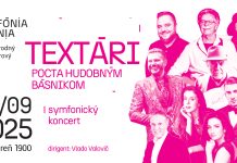 Pocta slovenským textárom Koncert sa uskutoční už 7. septembra v nedeľu ako súčasť najväčšieho open-air festivalu vážnej hudby na Slovensku.