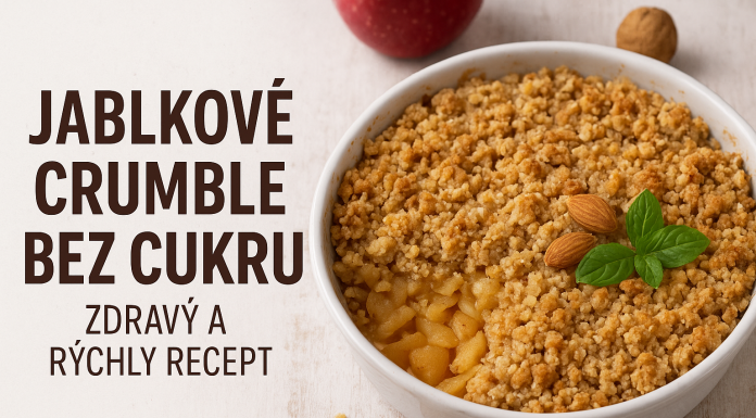 Jablkový crumble je bohatý na vlákninu, antioxidanty a pomáha udržať stabilnú hladinu cukru v krvi, čo ocení každý, kto si stráži líniu alebo sa snaží schudnúť.