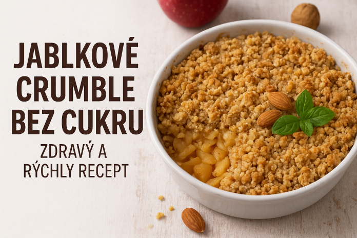 Jablkový crumble je bohatý na vlákninu, antioxidanty a pomáha udržať stabilnú hladinu cukru v krvi, čo ocení každý, kto si stráži líniu alebo sa snaží schudnúť.