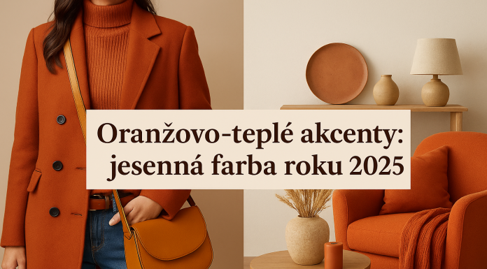 Oranžová je farbou energie, vitality a tepla. V jeseni pôsobí ako kontrast k pochmúrnym dňom – je to akoby ste si do šatníka pridali vlastné malé slnko.