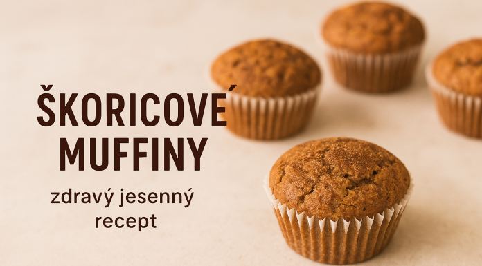 Jeseň vonia po škorici a jabĺčkach, a práve preto by v nej nemali chýbať aj rýchle a jednoduché muffiny. Tento recept je zdravšou alternatívou klasických muffinov – bez zbytočného cukru, s vlákninou a príjemne hrejivou chuťou škorice.
