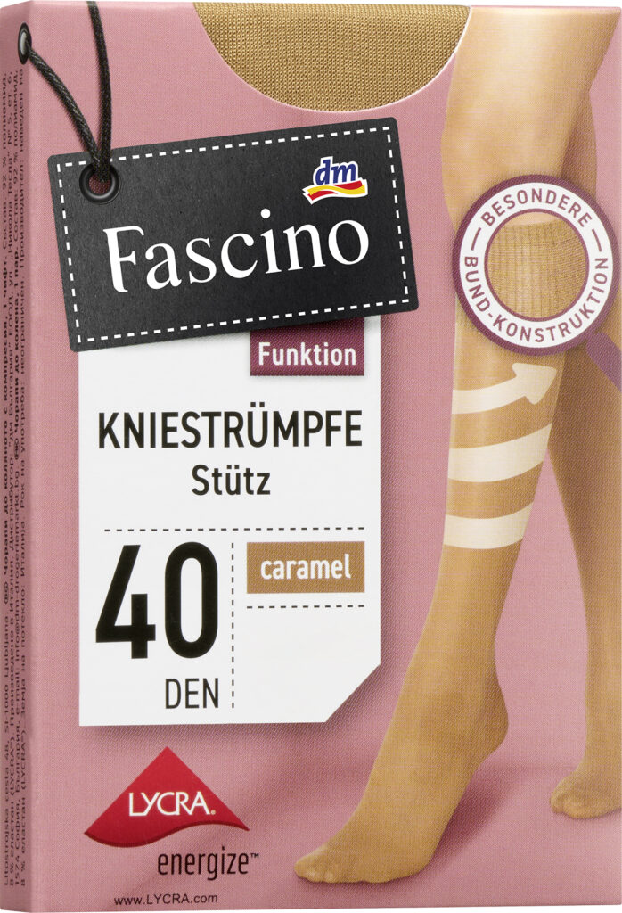 Novinkou v predajniach dm drogerie markt sú aj podkolienky s hustotou 40 DEN. Nájdete ich v elegantnej karamelovej farbe.