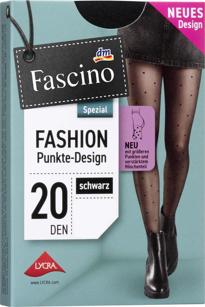 Pančuchové nohavice so vzorom bodiek v čiernej farbe sú elegantným a hravým doplnkom šatníka.