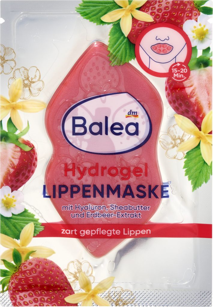 Balea hydrogélová maska na pery.