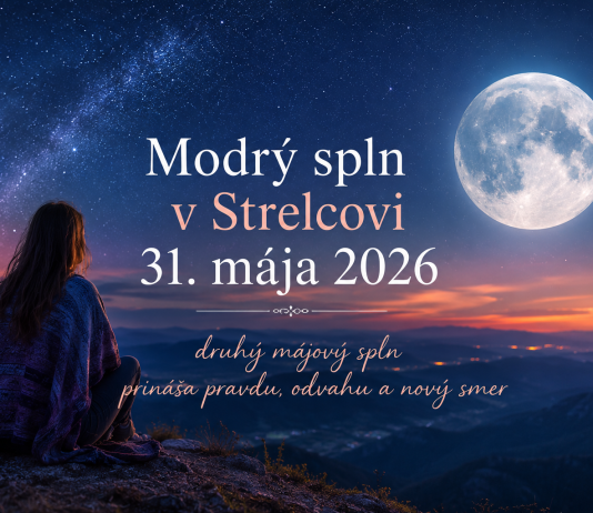 Modrý spln v Strelcovi 31. mája 2026: druhý májový spln prináša pravdu, odvahu a nový smer V nedeľu 31. mája 2026 nastáva výnimočný modrý spln v znamení Strelca. Ide o druhý spln v jednom kalendárnom mesiaci, čo z neho robí astrologicky aj symbolicky mimoriadne silný moment.