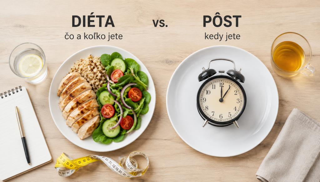 Diéta alebo pôst? Aký je medzi nimi rozdiel a čo funguje lepšie pri chudnutí?