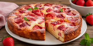 Fit jahodový koláč s tvarohom: Ľahký letný recept plní chutí Tento fit jahodový koláč s tvarohom obsahuje viac bielkovín, menej cukru a zasýti na dlhší čas.