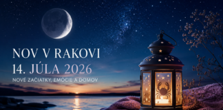 Nov v znamení Raka 14. júla 2026: Význam, energia a čo môže priniesť jednotlivým znameniam V utorok 14. júla 2026 nastáva nov v znamení Raka, ktorý symbolicky uzatvára jednu životnú kapitolu a otvára ďalšiu.