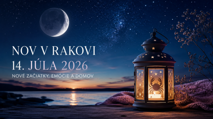 nov-v-znameni-raka-14-jula-2026 V utorok 14. júla 2026 nastáva nov v znamení Raka, ktorý symbolicky uzatvára jednu životnú kapitolu a otvára ďalšiu.