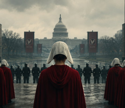 Seriál Príbeh služobníčky (The Handmaid's Tale) patrí medzi najvýraznejšie televízne diela posledných rokov. Dystopický príbeh podľa románu Margaret Atwoodovej ukazuje svet, v ktorom sa z demokratickej spoločnosti stane totalitný režim ovládaný náboženským fundamentalizmom. Ženy prídu o svoje práva, slobodu aj vlastnú identitu.