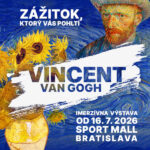 Do Bratislavy prichádza výnimočná imerzívna výstava VINCENT VAN GOGH. Návštevníkov vtiahne do fascinujúceho sveta jedného z najväčších maliarov všetkých čias.