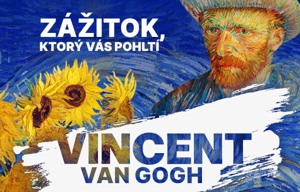 Do Bratislavy prichádza výnimočná imerzívna výstava VINCENT VAN GOGH. Návštevníkov vtiahne do fascinujúceho sveta jedného z najväčších maliarov všetkých čias.