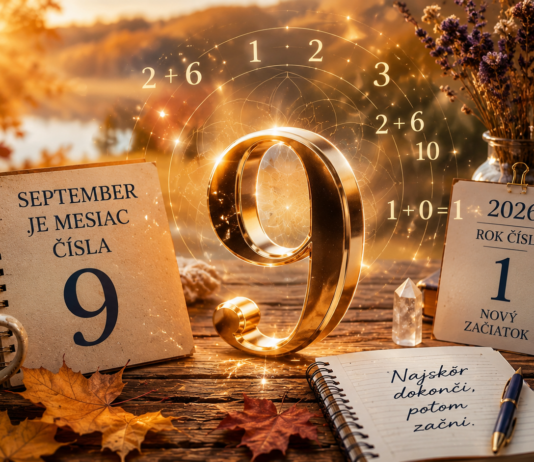 September je mesiac čísla 9. Čo vám hovorí numerológia o septembri 2026? September je deviaty mesiac roka. A deviatka má v numerológii zvláštne postavenie. Je posledným jednociferným číslom a symbolicky sa spája s dokončením, životnou múdrosťou, súcitom a uzatváraním cyklov.