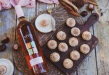 Recept plný jesene pripravila Miška Sistersbakery. Gaštanové košíčky.